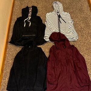 Lot of women’s size medium jackets